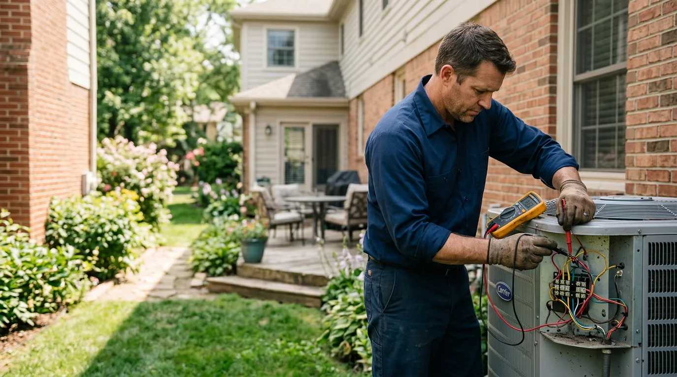 HVAC technician working near Tunica, MS